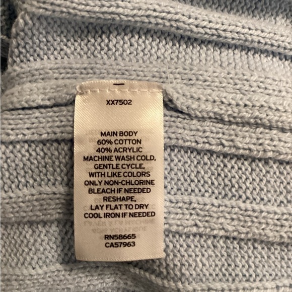 Nwt Nordstrom Abound Long‎ Sleeve Ribbed Cropped Cardigan  Size 1X - Picture 6 of 9